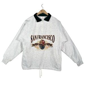 SAN FRANCISCO Vintage Nostalgia 1/4 Zip Pullover